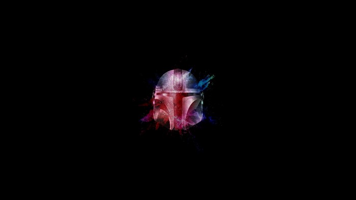 The Mandalorian Helmet Color Burst