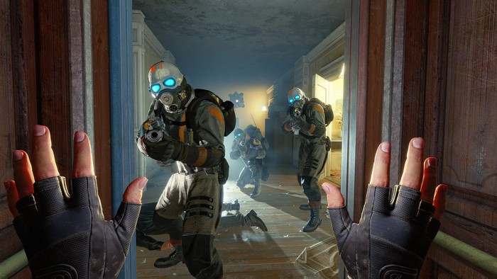 Combine soldiers in Half-Life: Alyx