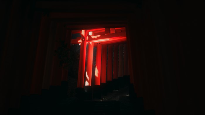 4K screenshot of Fushimi Inari-taisha torii gates