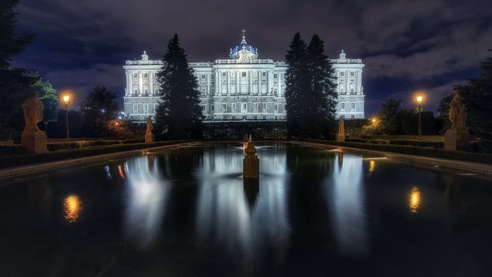 Royal Palace of Madrid at Night