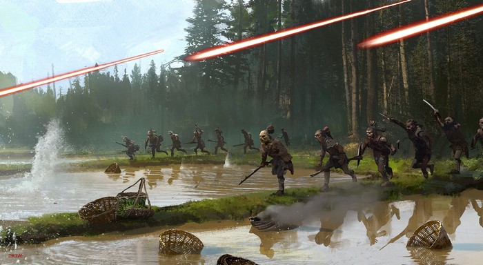 Concept art of The Mandalorian