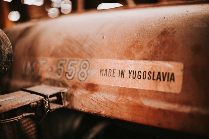 IMT-558 tractor made in Yugoslavia