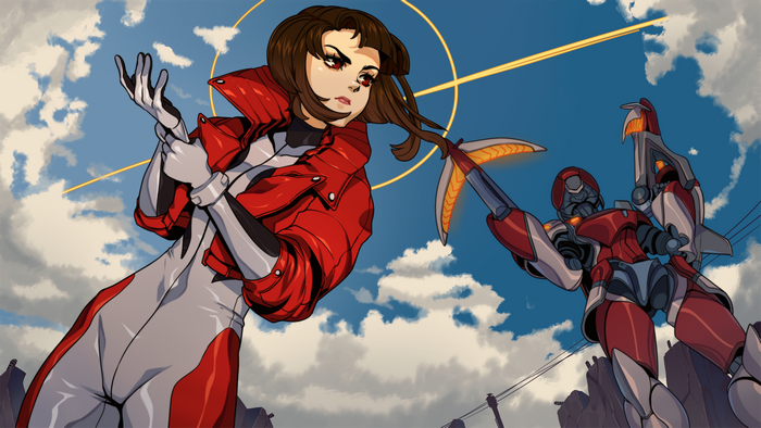 Heroes of the Storm art with two characters