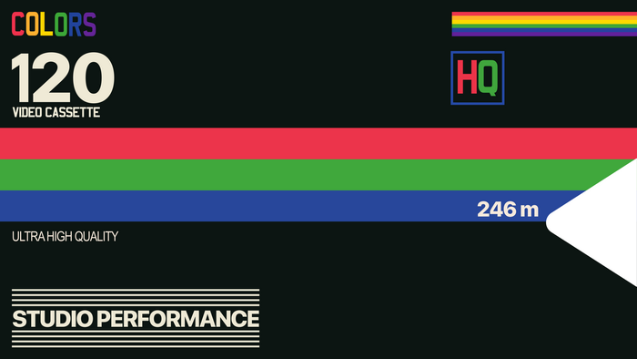 COLORS 120 Video Cassette Ultra High Quality
