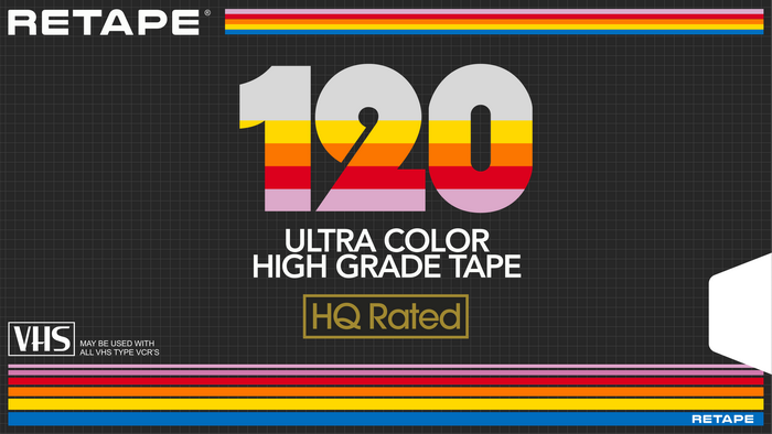 RETAPE 120 Ultra Color High Grade VHS Tape