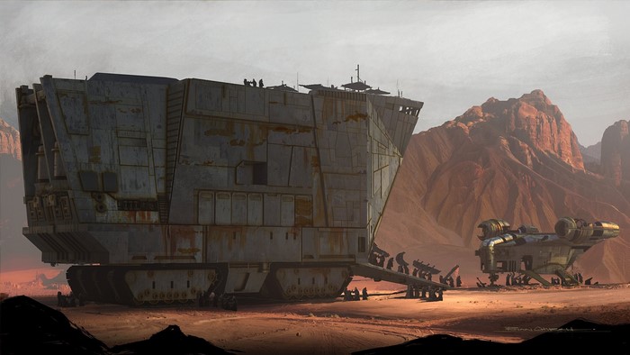 The Mandalorian concept art