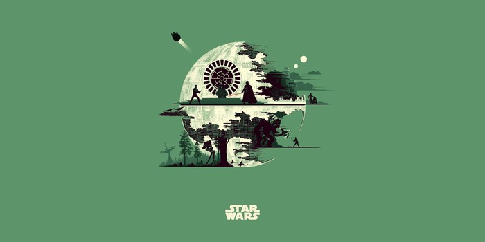 Star Wars Death Star artwork