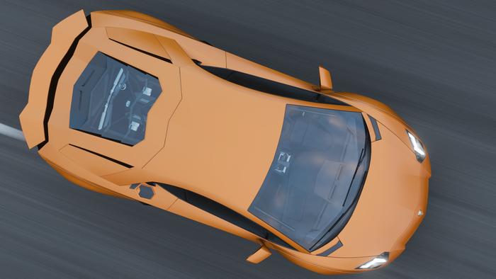 Orange Lamborghini Aventador LP 750-4 from Forza Horizon 4
