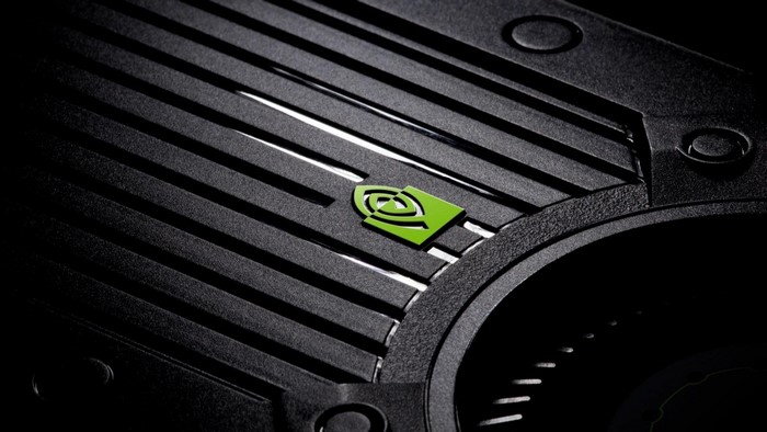 Nvidia GPU heatsink with logo