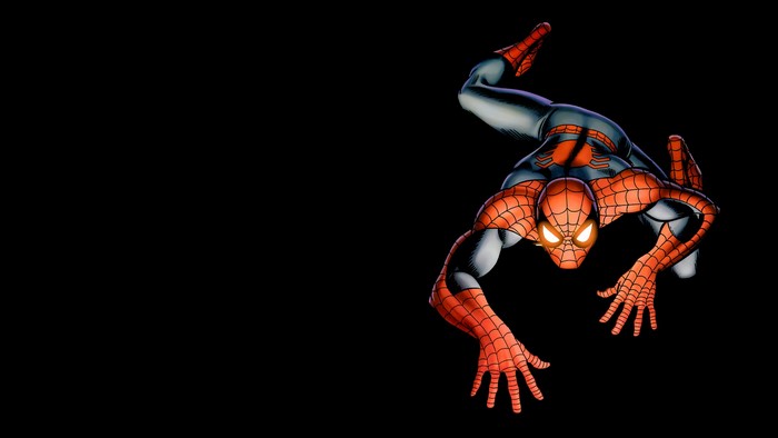 Spider-Man in comic art style