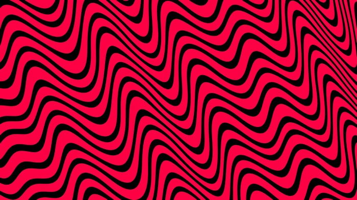 Red and black wavy pattern
