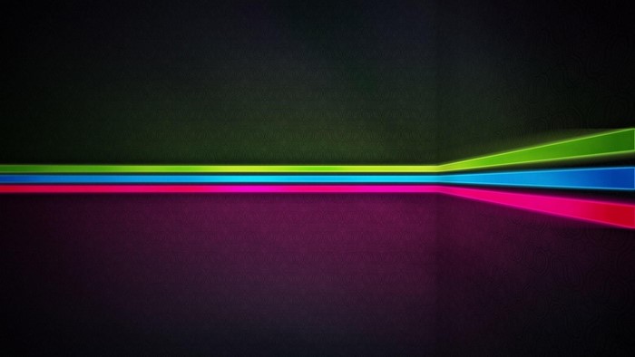 Neon stripes on a dark background