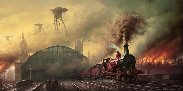 War of the Worlds train attack on London