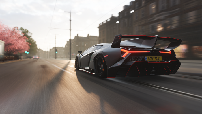 Lamborghini Veneno driving in Forza Horizon 4