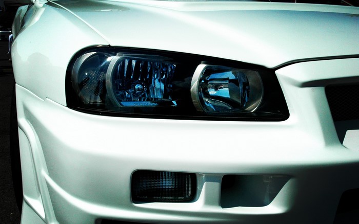 Nissan Skyline GT-R R34 headlights