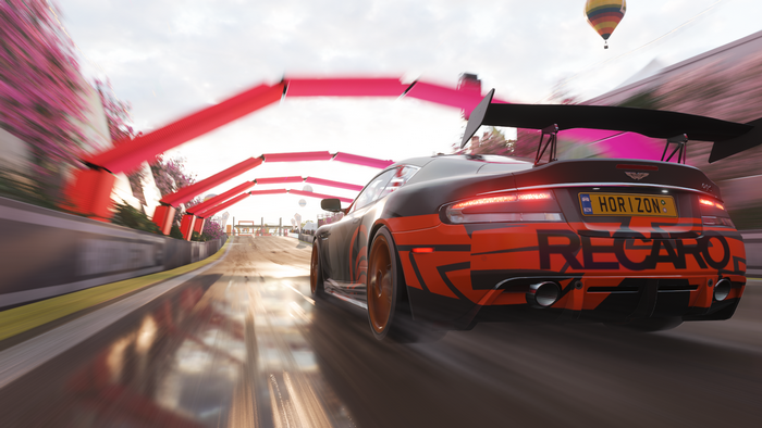 Aston Martin from Forza Horizon 4 racing
