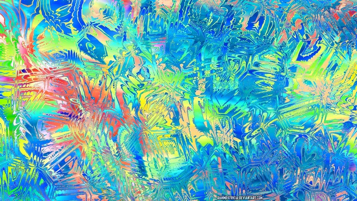 Abstract digital art with vibrant colors