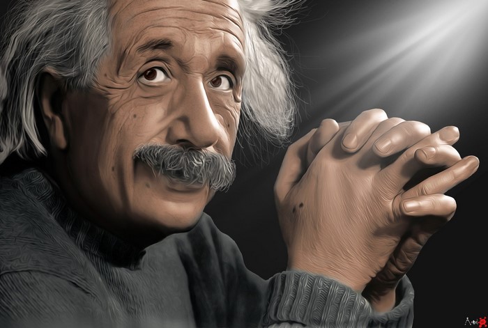 Albert Einstein, a portrait