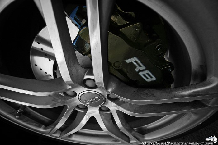 Audi R8 Brake Caliper and Wheel
