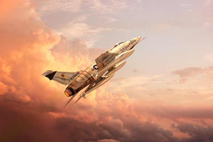 North American F-100 Super Sabre in U.S. Air Force livery