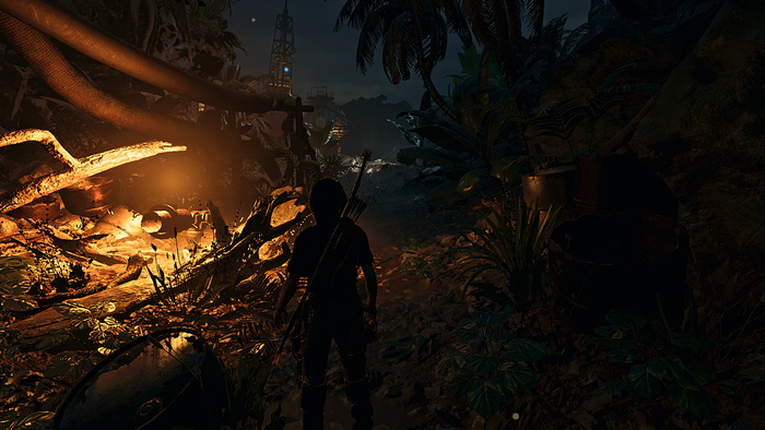 Lara Croft from Shadow of the Tomb Raider in jungle
