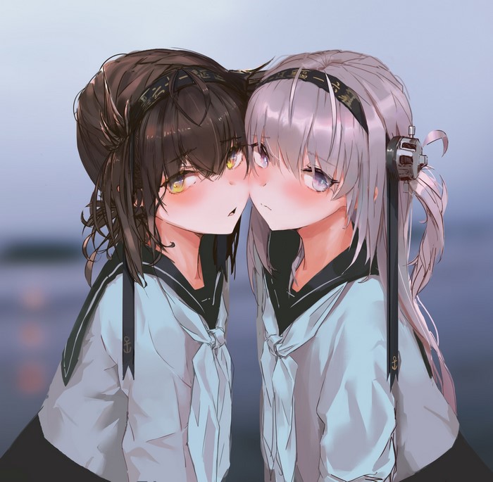 Suzutsuki and Hatsuzuki from Kantai Collection
