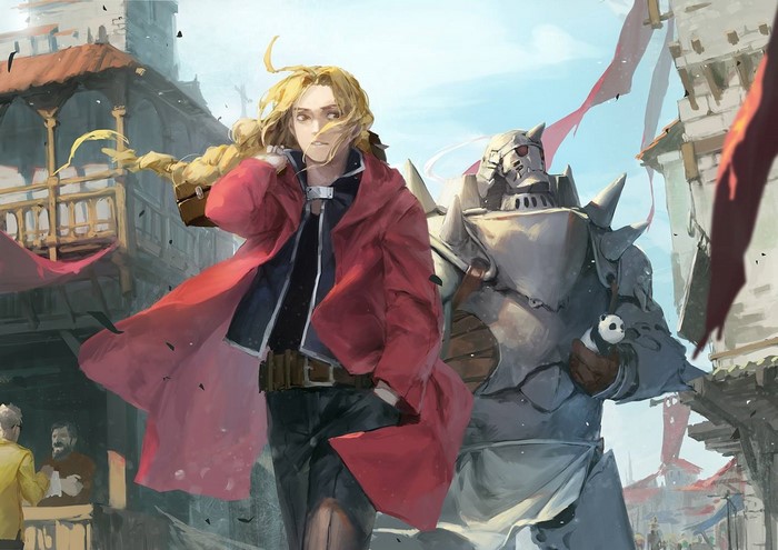 Edward and Alphonse Elric from Fullmetal Alchemist