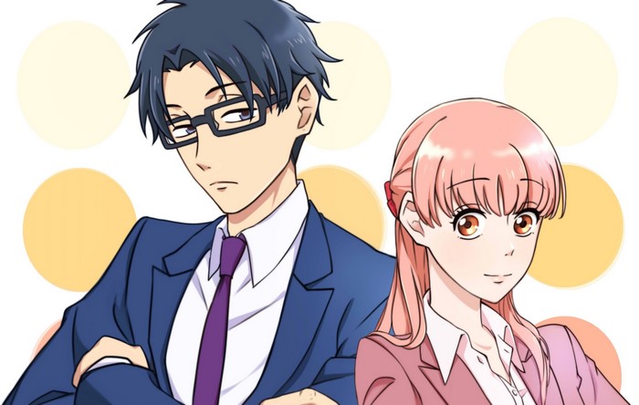 Hirotaka Nifuji and Narumi Momose from Wotakoi