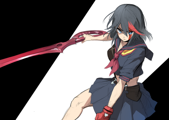 Ryuko Matoi from Kill la Kill with Scissor Blade