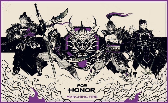 For Honor Marching Fire Wu Lin Characters