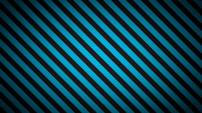 Blue and black diagonal stripes abstract pattern