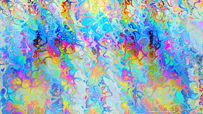 Abstract colorful digital art by RammPatricia
