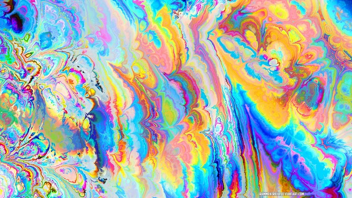 Abstract colorful digital art by RammPatricia