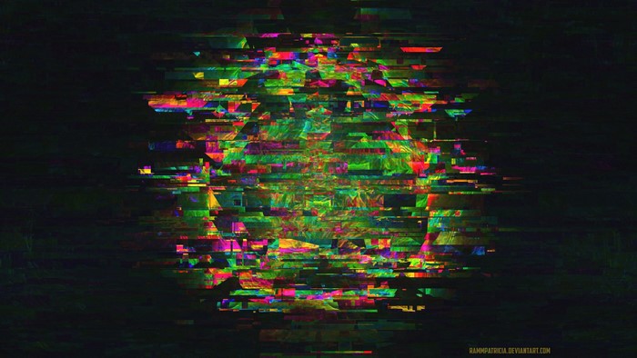 Abstract Glitch Art by RammPatricia