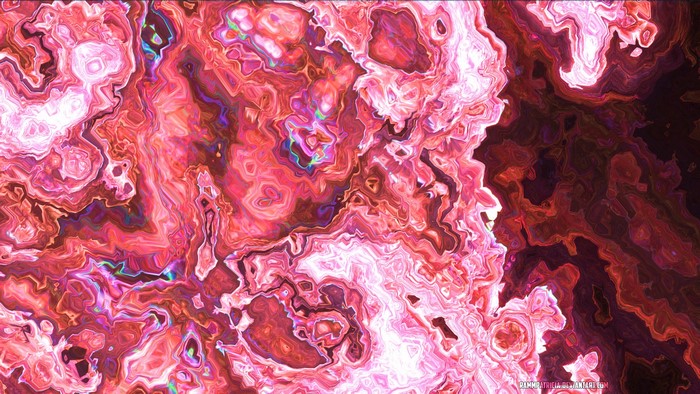 Abstract pink and red digital art by RammPatricia