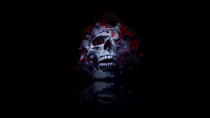 Abstract Skull Render by Justin Maller