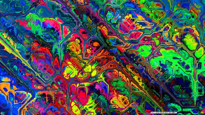 Abstract colorful digital art by RammPatricia