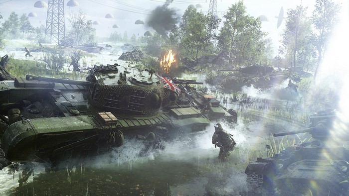 Battlefield V World War II Tank Battle