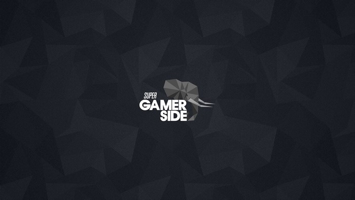Super Gamer Side low poly elephant logo