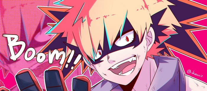 Katsuki Bakugou Explosive Energy Boku no Hero Academia