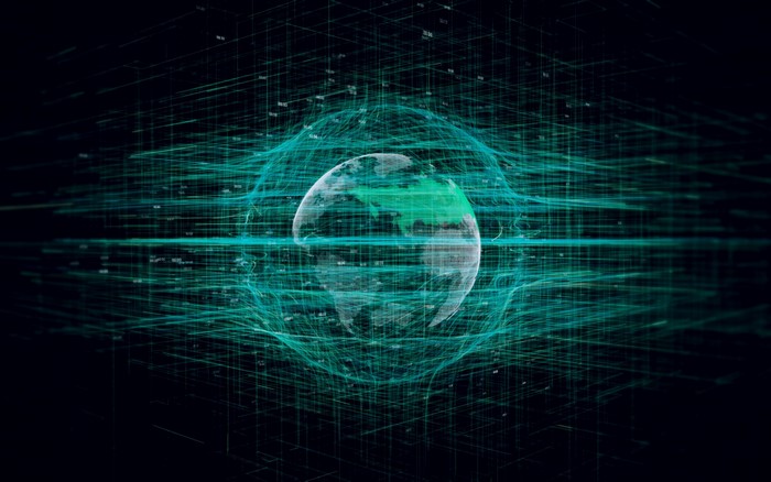 Holographic planet Earth in a digital network