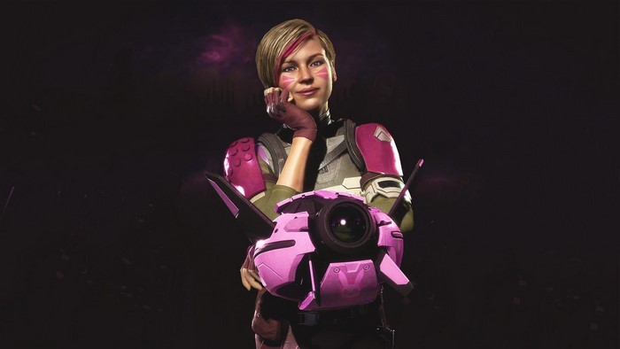 Cassie Cage with D.Va's Mech from Mortal Kombat