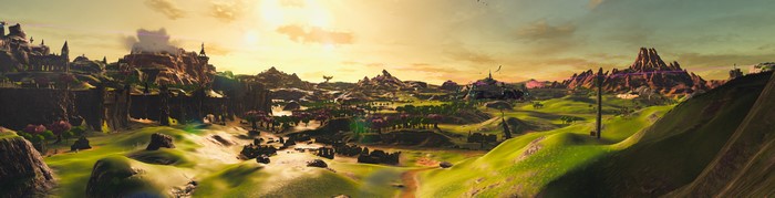 The Legend of Zelda: Breath of the Wild landscape