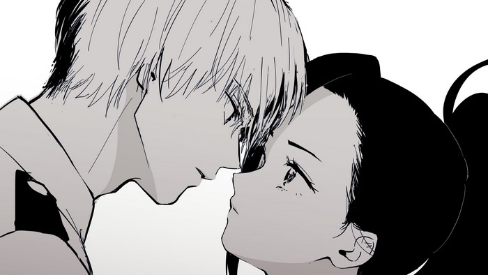 Shoto Todoroki and Momo Yaoyorozu from Boku no Hero Academia