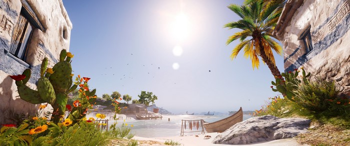 Assassin's Creed: Origins coastal village