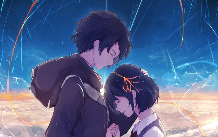Taki and Mitsuha from Kimi no Na Wa