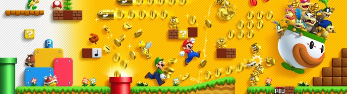 4K Mario Bros. Video Game Art with Mario and Luigi