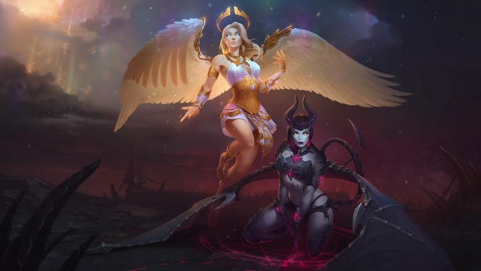 Angel and Succubus from Smite