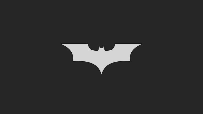 4K Batman Logo Minimalism