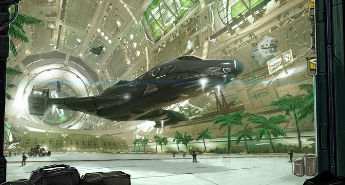 Coriolis Station Starport from Elite: Dangerous